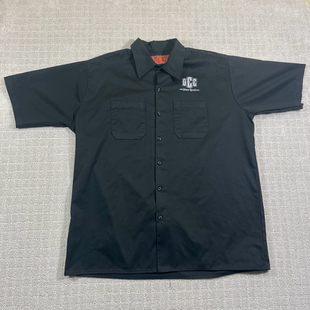 VTG Orange County Choppers 2XL Button‎ Up Short Sleeve Y2K Biker Shirt OCC - Picture 5 of 6